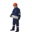 Breathable Cotton Navy Blue Fire Retardant Suit Work Safety Firemen Uniform Coveralls