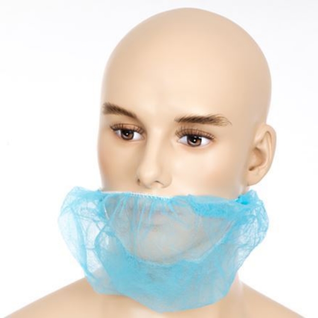 Disposable Green Non Woven Beard Mask Hygienic Protective Beard Cover