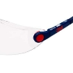 3M 2740 Clear Lens Blue Frame Safety Glasses Spectacles