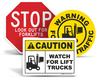 Picture for category Forklift Signs