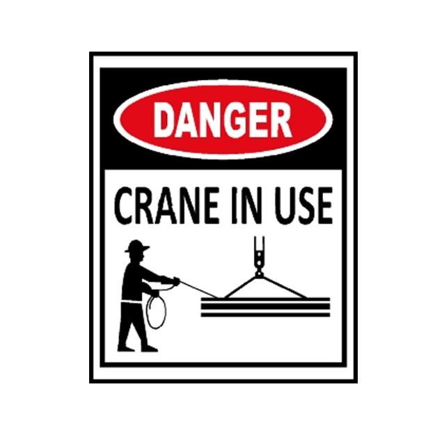 Picture of CS-920 Danger Crane In Use Sign
