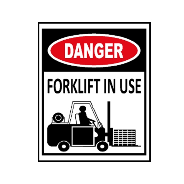 Picture of MPS-779 Danger forklift in use sign
