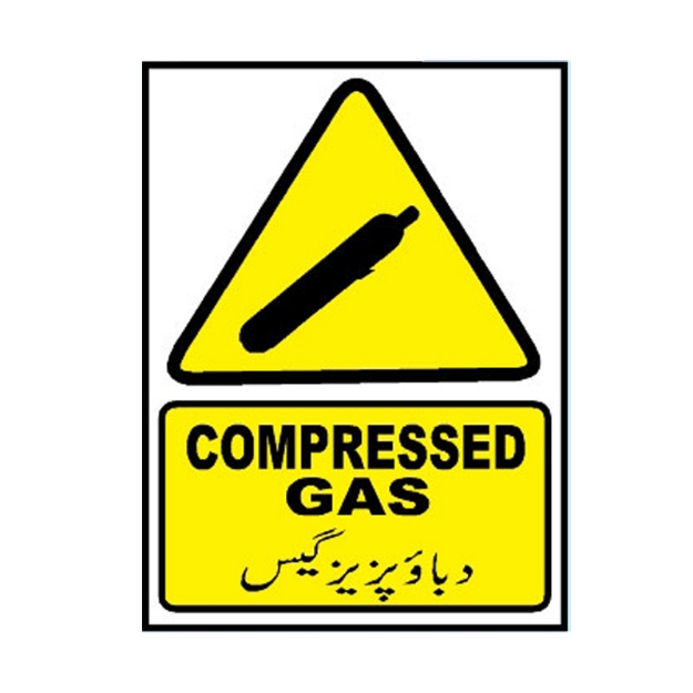 Picture of MW-533 Compressed Gas Sign