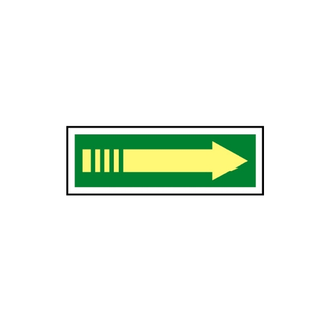 Picture of ME-120 Exit Arrow (right) Sign