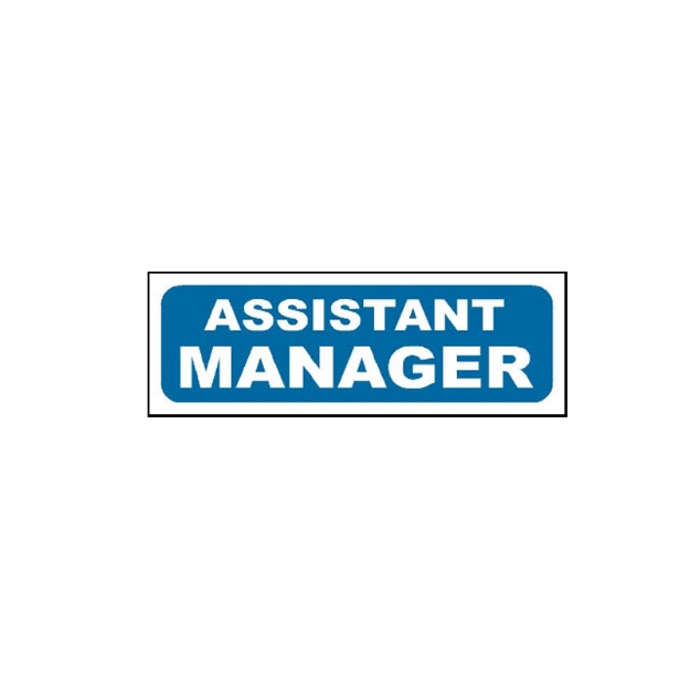 Picture of MTS-01 ASSISTANT MANAGER SIGN