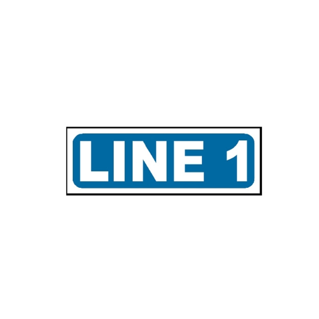 Picture of MTS-135 Line 1 Sign