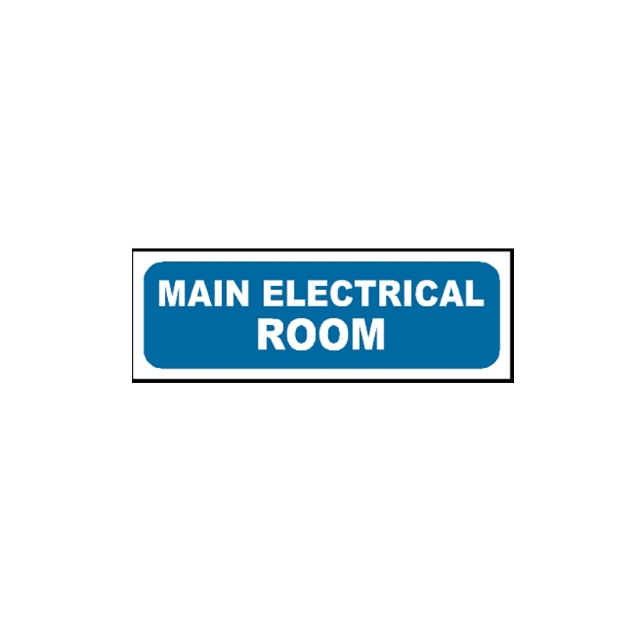 Picture of MTS-101 Main Electrical Room Sign