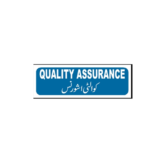 Picture of MTS-86 Quality Assurance Sign