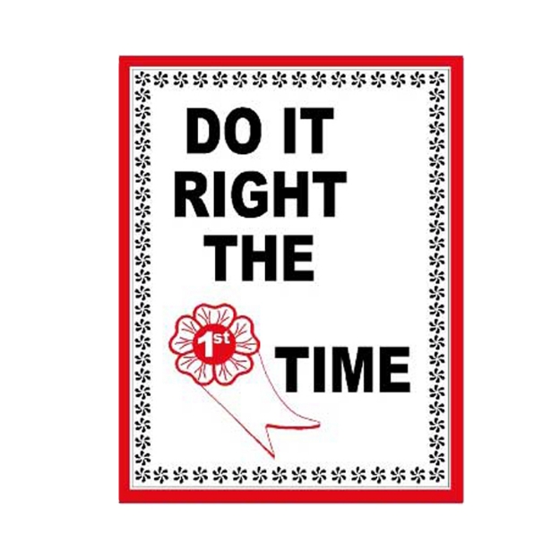 Picture of MQCP-203 DO IT RIGHT THE TIME SIGN