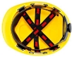 3M H-702R Yellow Hard Hat with UVicator & 4-Point Ratchet Suspension