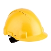 3M G3000NUV-GU Safety Uvicator, Ratchet And Ventilated Yellow Helmet