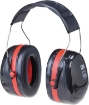3M H10A Peltor Optime 105 Over the Head Black And Red Earmuff, Ear Protectors
