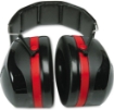 3M H10A Peltor Optime 105 Over the Head Black And Red Earmuff, Ear Protectors
