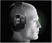 3M H10A Peltor Optime 105 Over the Head Black And Red Earmuff, Ear Protectors