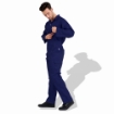 General Workwear P989BL Cotton And Polyester Road Clothing Hi Vis Safety Reflective Coveralls