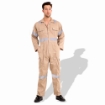 Prime Captain R991 Twill Cotton Fabric 200 GSM Overall Safety General Workwear With Grey Reflective Cloth