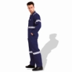 Prime Captain R991 Twill Cotton Fabric 200 GSM Overall Safety General Workwear With Grey Reflective Cloth