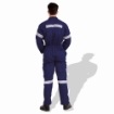 Prime Captain R991 Twill Cotton Fabric 200 GSM Overall Safety General Workwear With Grey Reflective Cloth
