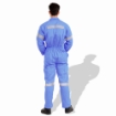 Prime Captain R991 Twill Cotton Fabric 200 GSM Overall Safety General Workwear With Grey Reflective Cloth