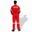 Prime Captain R991 Twill Cotton Fabric 200 GSM Overall Safety General Workwear With Grey Reflective Cloth