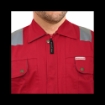 Prime Captain D592 Cotton Fabric 240 GSM Doha Elegance Safety Coverall With Grey Reflective Cloth