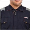 Prime Captain D592 Cotton Fabric 240 GSM Doha Elegance Safety Coverall With Grey Reflective Cloth