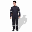 Prime Captain D592 Cotton Fabric 240 GSM Doha Elegance Safety Coverall With Grey Reflective Cloth