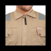 Prime Captain D592 Cotton Fabric 240 GSM Doha Elegance Safety Coverall With Grey Reflective Cloth