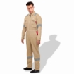 Prime Captain D592 Cotton Fabric 240 GSM Doha Elegance Safety Coverall With Grey Reflective Cloth