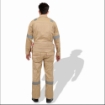 Prime Captain D592 Cotton Fabric 240 GSM Doha Elegance Safety Coverall With Grey Reflective Cloth	