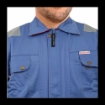 Prime Captain D592 Cotton Fabric 240 GSM Doha Elegance Safety Coverall With Grey Reflective Cloth	