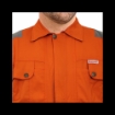 Prime Captain D592 Cotton Fabric 240 GSM Doha Elegance Safety Coverall With Grey Reflective Cloth	