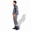 Prime Captain EUPS Fabric 240 GSM European Elegance Safety Coverall With White Reflective Cloth