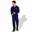 F1022 Flame Resistant Cotton Coveralls Breathable Pre Shrunk Workwear for Mechanics and Industrial Safety