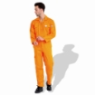 F1022 Flame Resistant Cotton Coveralls Breathable Pre Shrunk Workwear for Mechanics and Industrial Safety