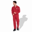 F1022 Flame Resistant Cotton Coveralls Breathable Pre Shrunk Workwear for Mechanics and Industrial Safety