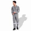 Flame Retardant F1023 Cotton Pre Shrink 240 GSM Coverall With Reflective Tape
