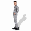 Flame Retardant F1023 Cotton Pre Shrink 240 GSM Coverall With Reflective Tape