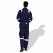 Flame Retardant F1023 Cotton Pre Shrink 240 GSM Coverall With Reflective Tape