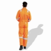 Flame Retardant F1023 Cotton Pre Shrink 240 GSM Coverall With Reflective Tape