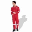 Flame Retardant F1023 Cotton Pre Shrink 240 GSM Coverall With Reflective Tape