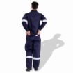 Prime Captain FRPS300 Flame Retardant Cotton 300GSM Safety Coverall With Grey Reflective Cloth