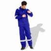 Prime Captain FRPS300 Flame Retardant Cotton 300GSM Safety Coverall With Grey Reflective Cloth