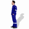 Prime Captain FRPS300 Flame Retardant Cotton 300GSM Safety Coverall With Grey Reflective Cloth
