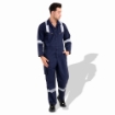American Safety ASC 1278666 Twill Cotton 240GSM Work Safety Uniform Coveralls With Reflective Tape