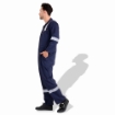 American Safety ASC 1278666 Twill Cotton 240GSM Work Safety Uniform Coveralls With Reflective Tape