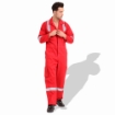 American Safety ASC 1278666 Twill Cotton 240GSM Work Safety Uniform Coveralls With Reflective Tape