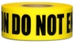 Yellow Caution Do Not Enter Tape
