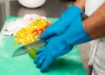 DPL Nova 38 Flock lined Food Grade Natural Rubber Household Gloves