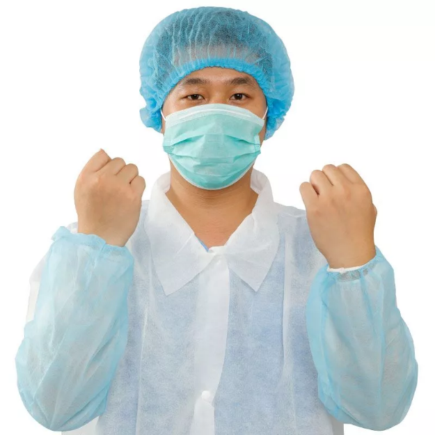 Disposable Non-woven Arm Sleeves with Elastic Cuff